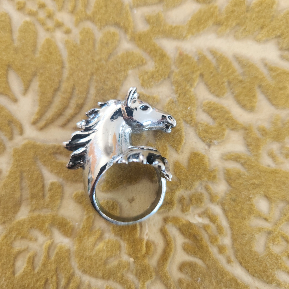 Forever 21 Silver Horse Head Ring